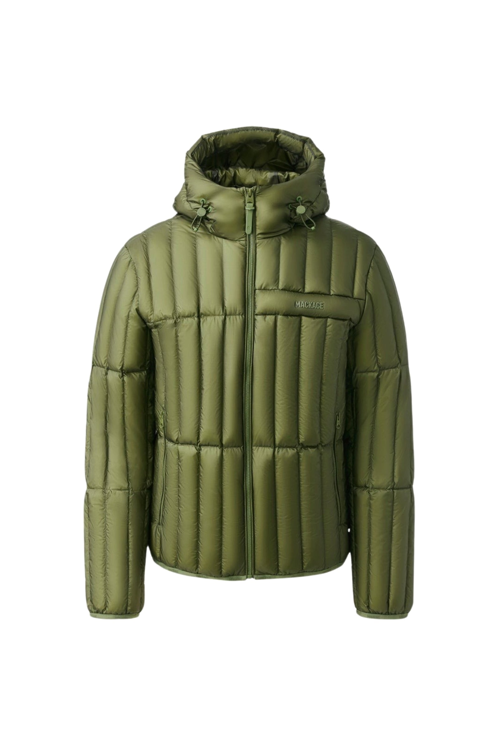 Veste Peter à capuche en duvet - Light Military