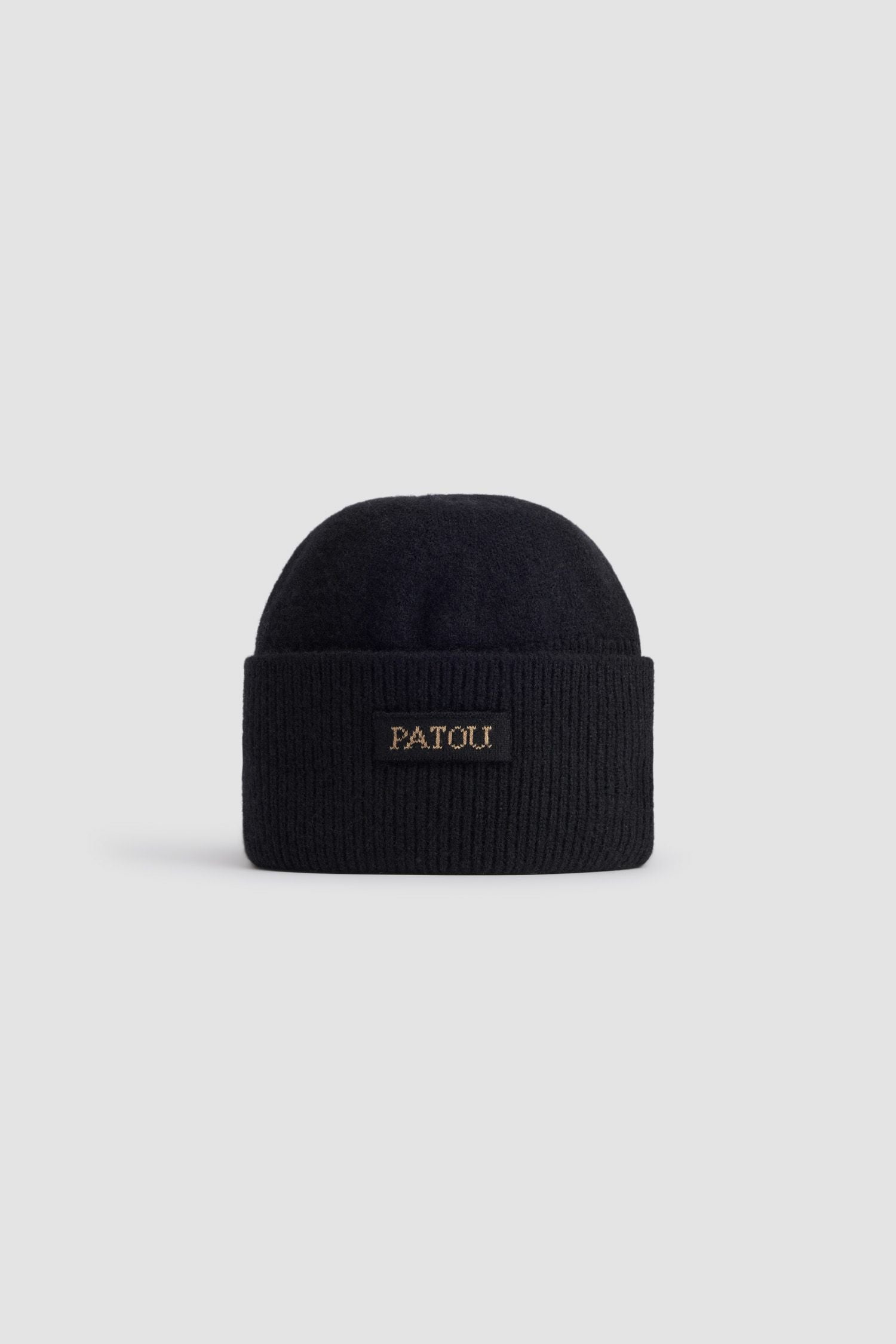 Bonnet Patou en laine et cachemire éco-responsable - Noir