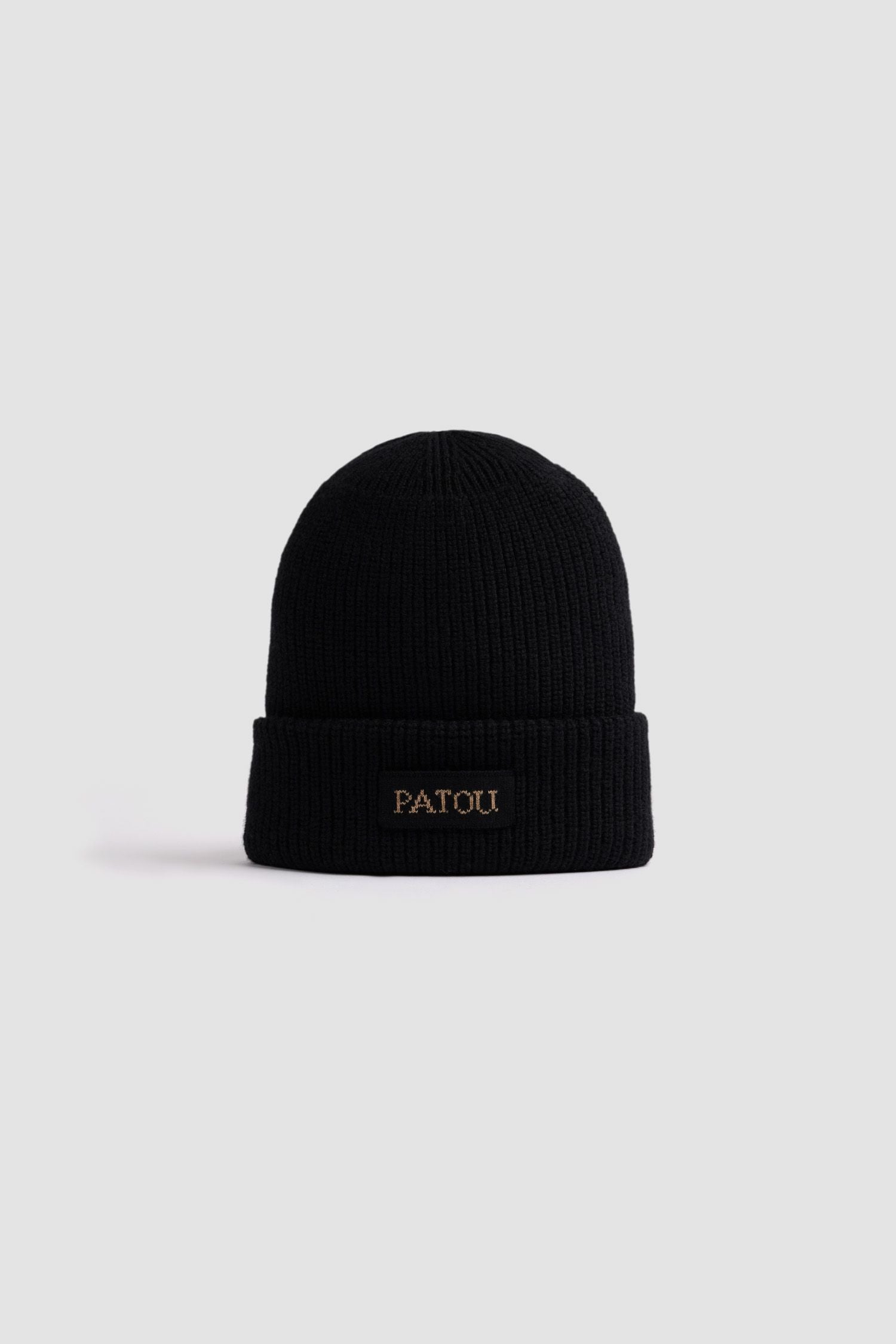 Bonnet Patou en laine éco-responsable - Noir