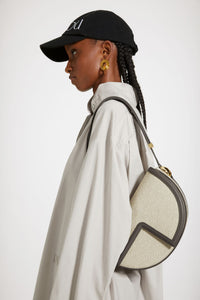 Le Patou en jacquard de coton bio et cuir - Medallion