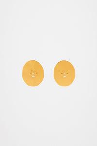 Boucles d’oreilles visage en laiton - Or