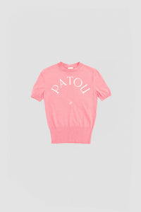 Top Patou en maille éco-responsable - Rose Bégonia
