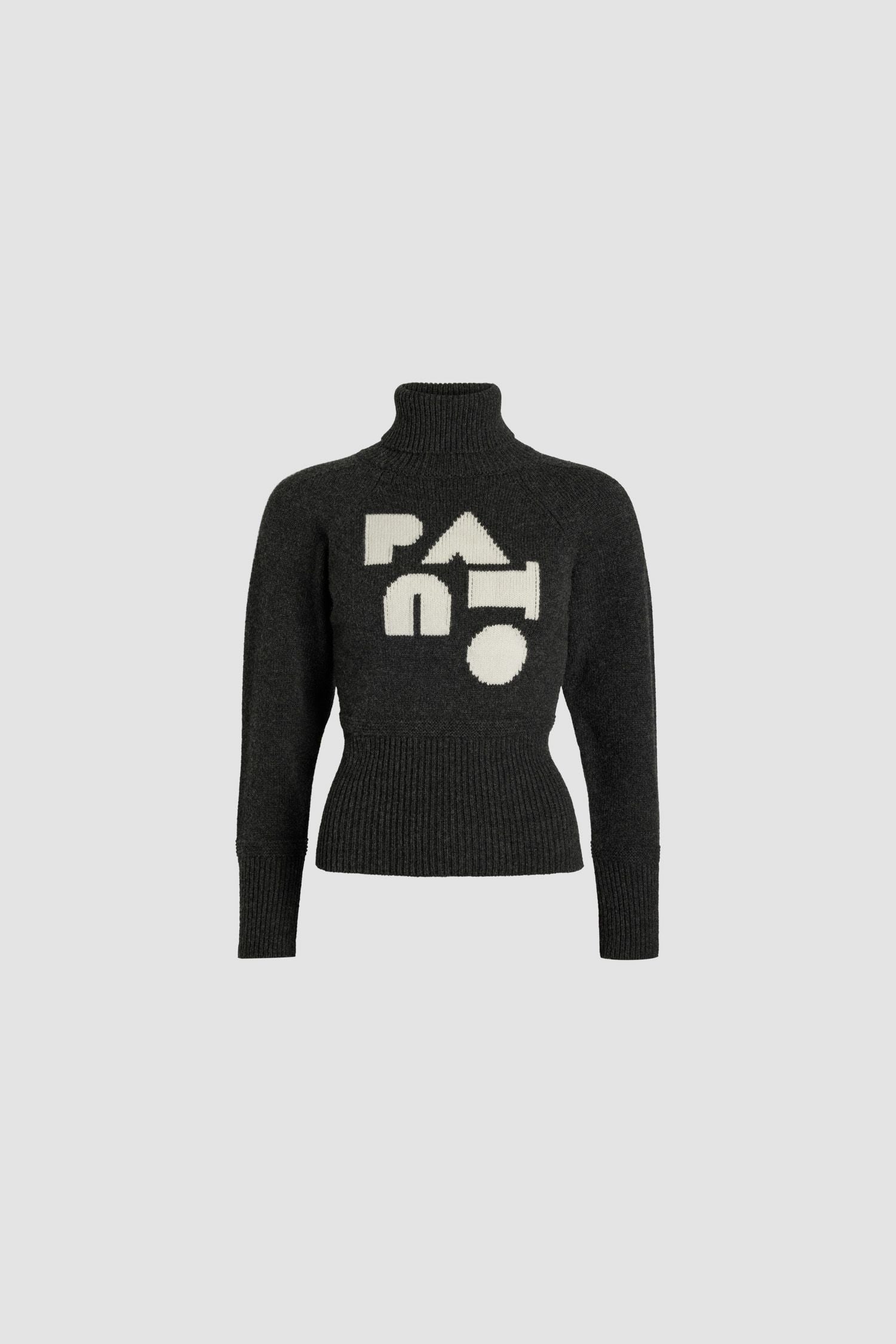 Pull Patou Art Déco en laine et cachemire éco-responsable - Gris Tempête