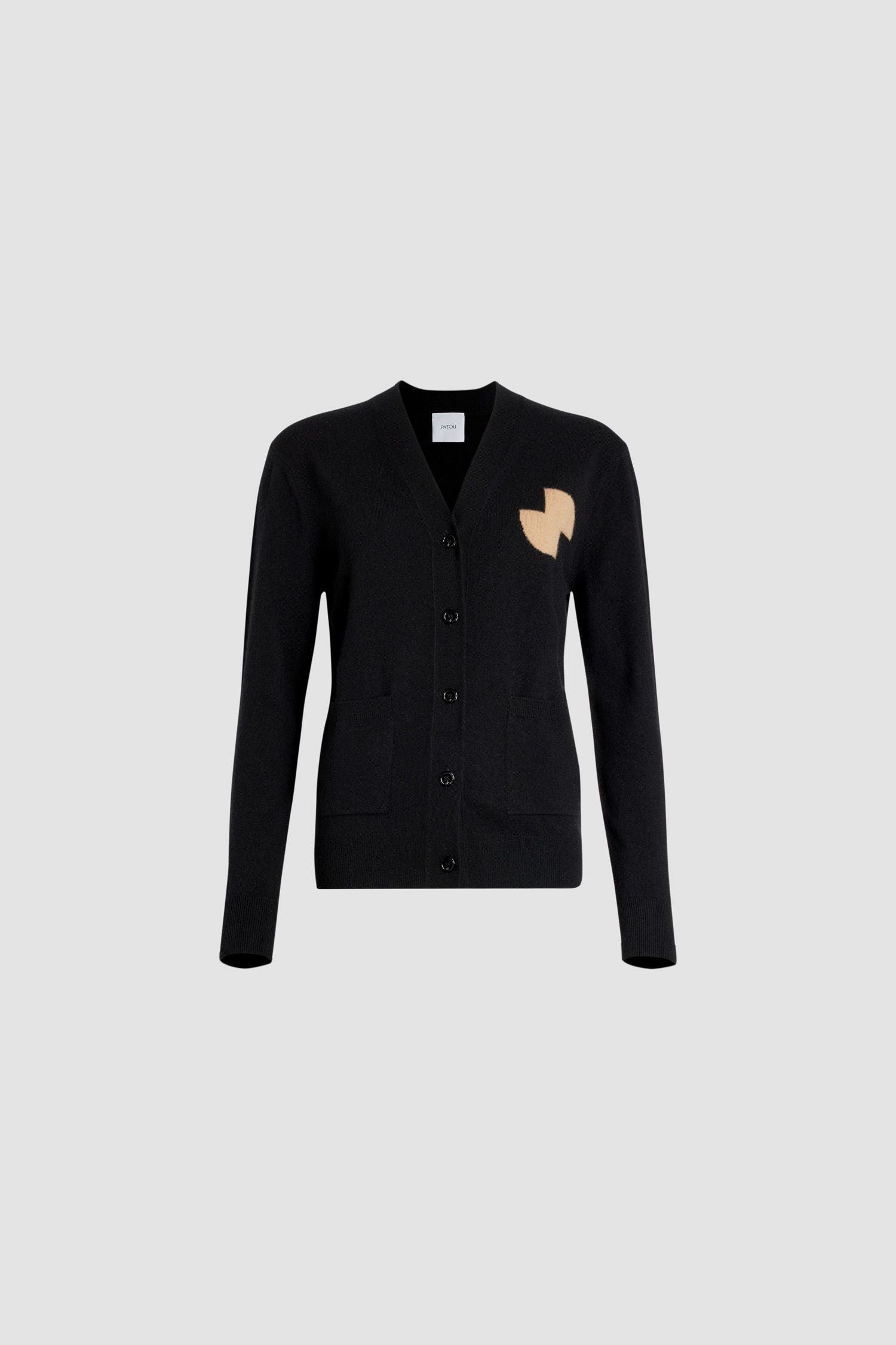 Cardigan JP en laine et cachemire éco-responsable - Noir