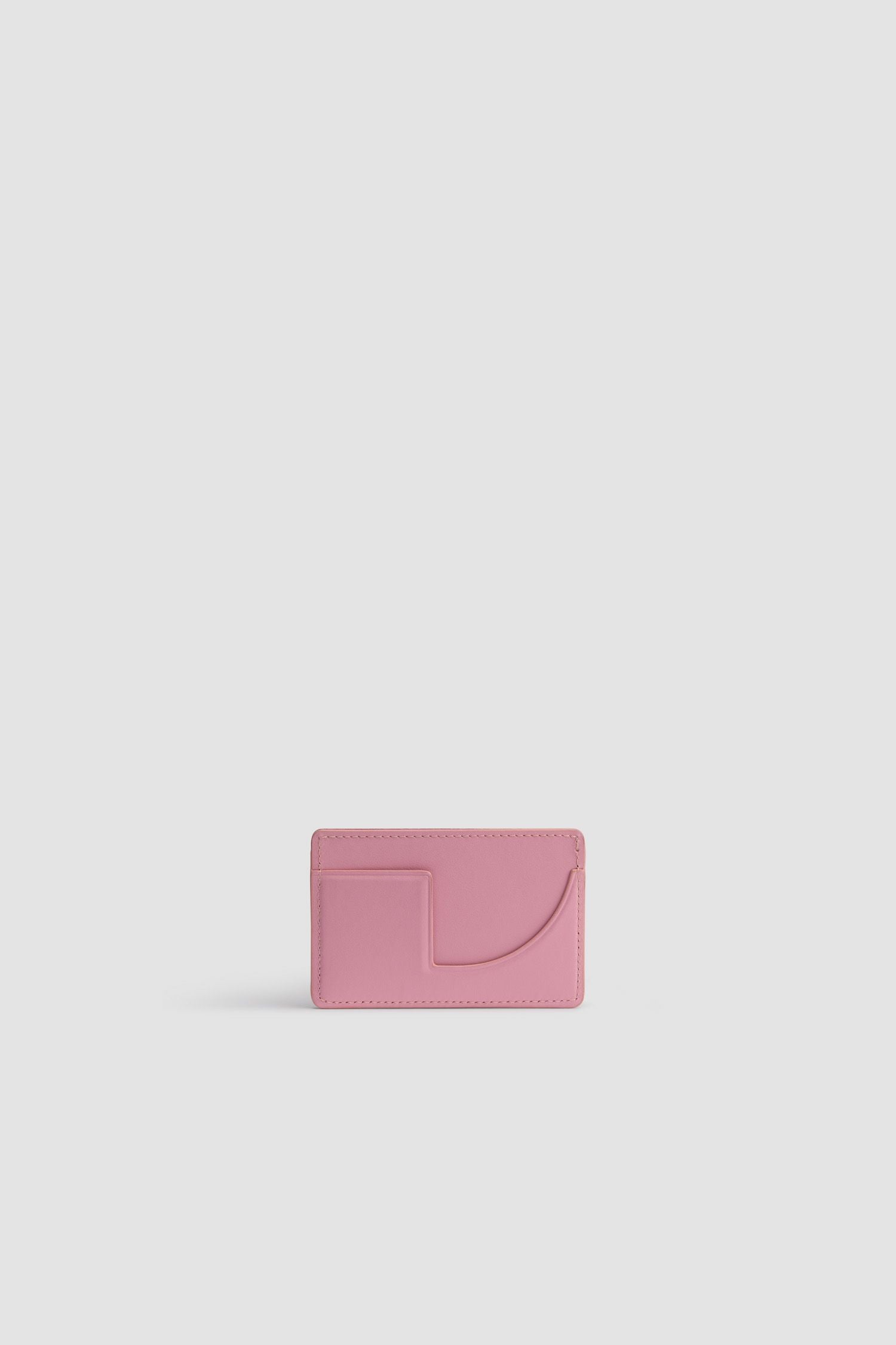 Porte-cartes JP en cuir - Rose