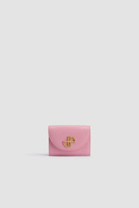 Portefeuille JP en cuir - Rose