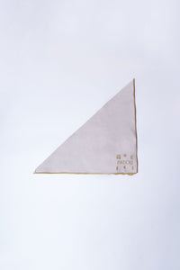Serviette Patou Market - Gris Argent