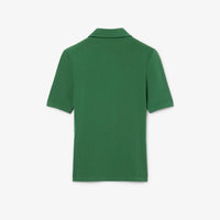 Fitted polo shirt with pocket - Green