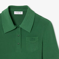 Polo ajusté avec poche - Vert