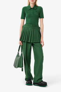 Polo ajusté avec poche - Vert