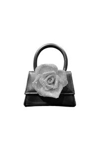 Mini sac à roses - Black
