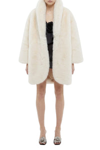 Manteau maxi - Milk White