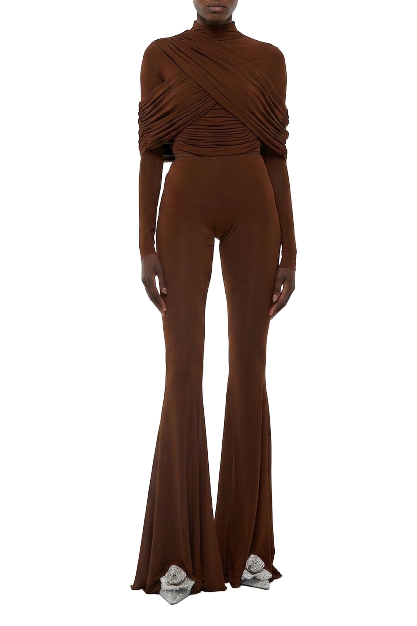 Pantalon évasé - Brown