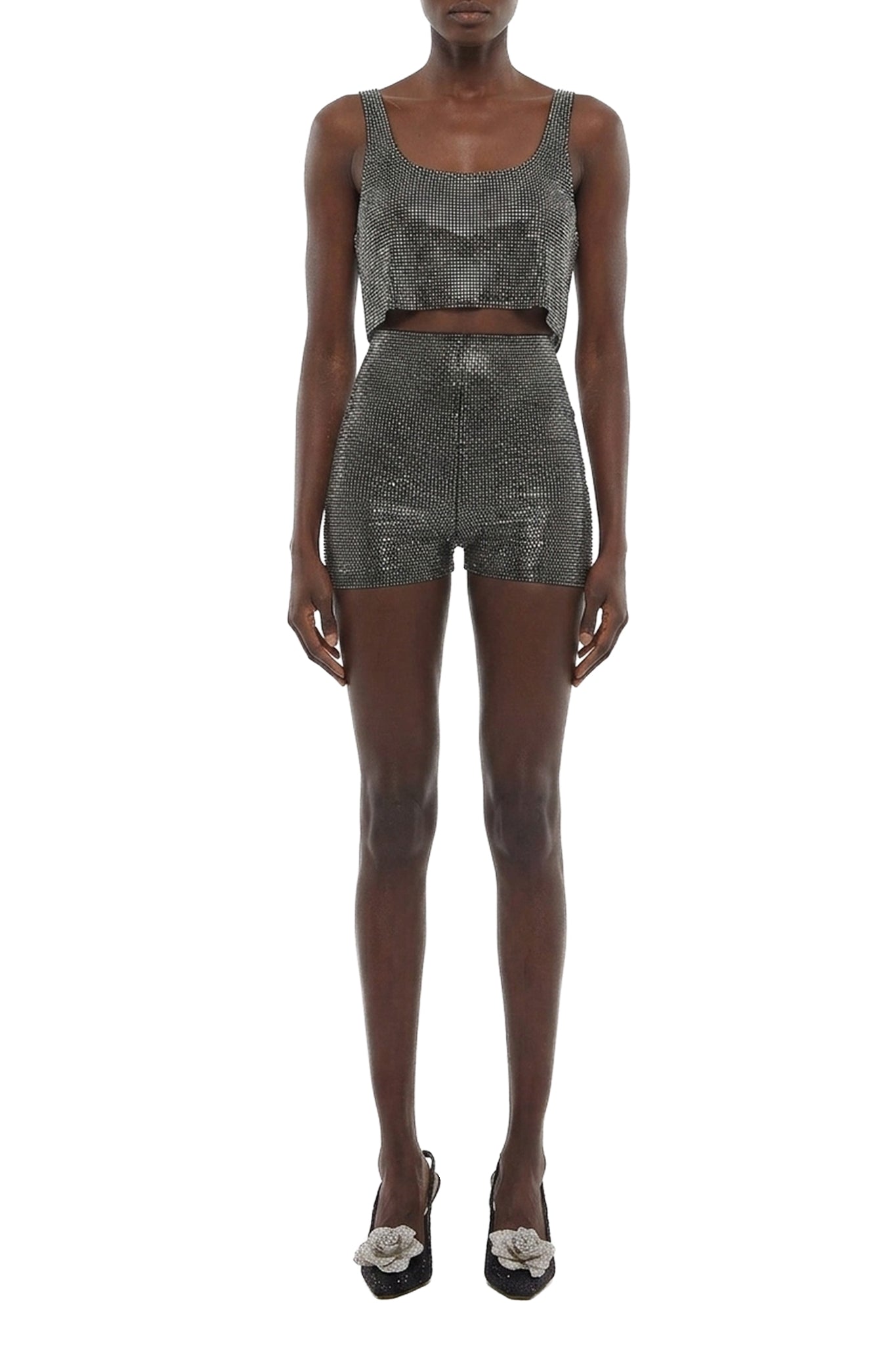 Short à cristaux - Black