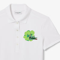 L.12.D piqué polo shirt - White