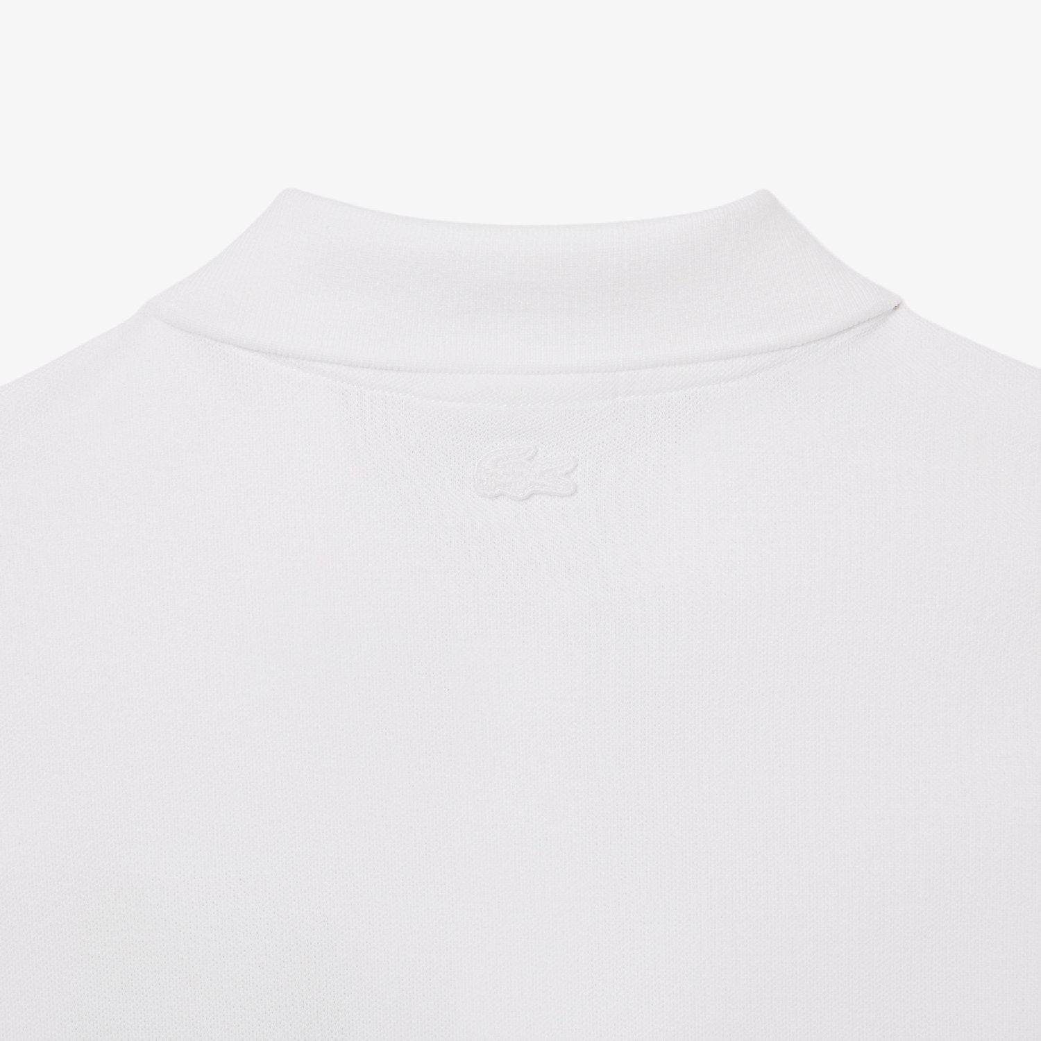 L.12.D piqué polo shirt - White