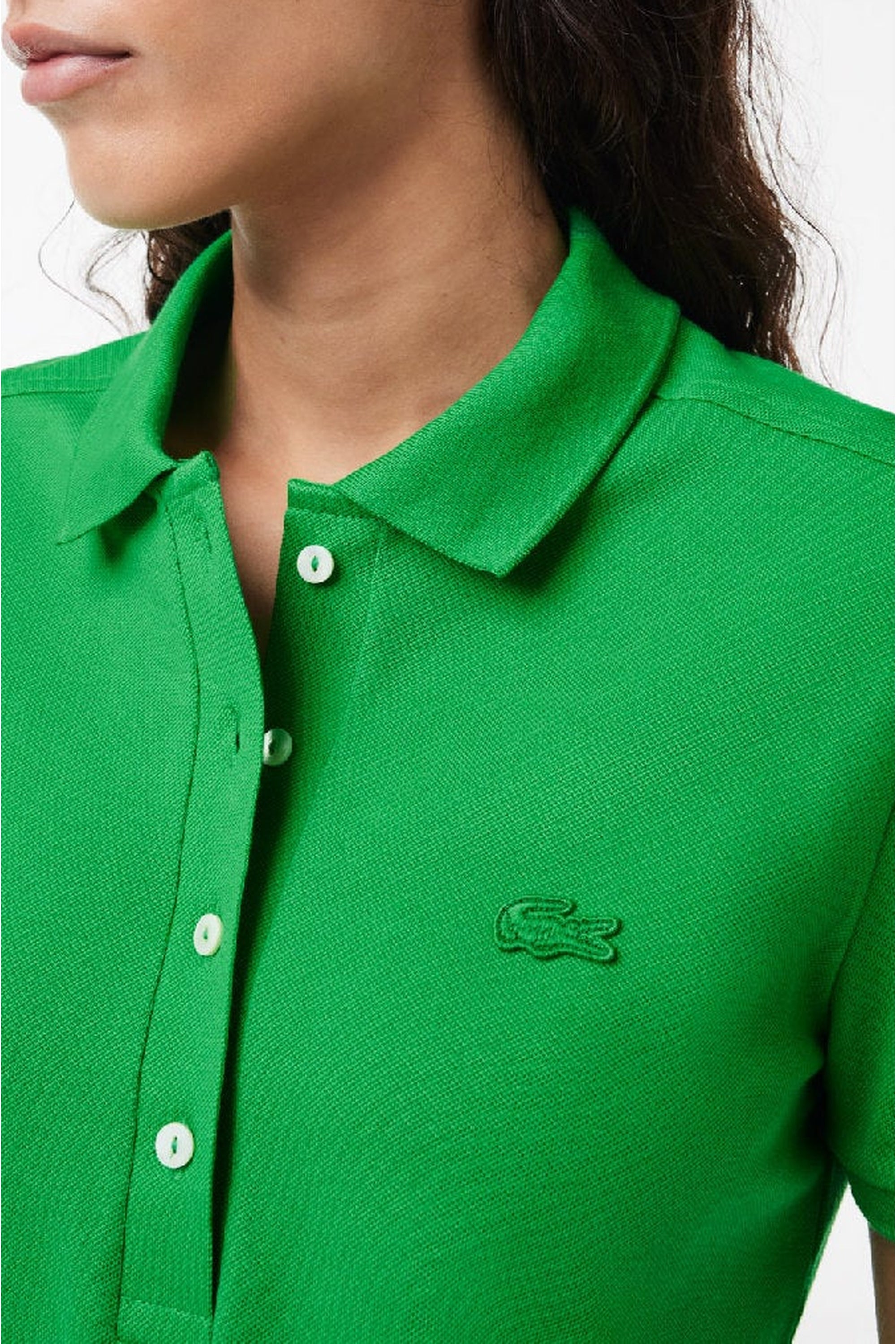 Polo L.12.D ajusté en piqué - Calathea