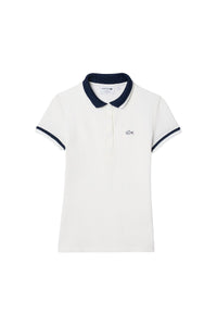 Fitted pique polo shirt - Farine & Marine