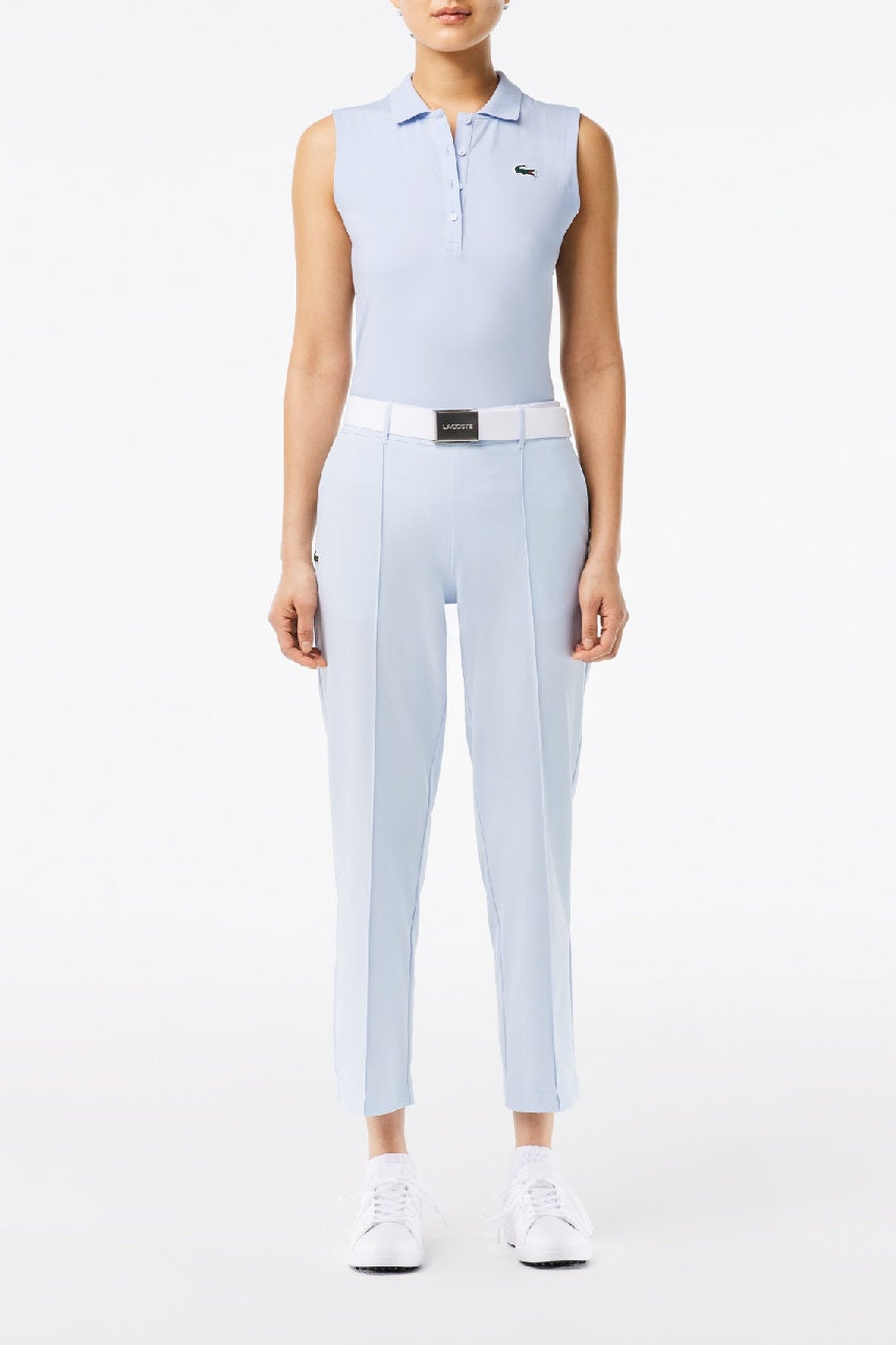 Fitted sleeveless golf polo with UV protection - Phoenix