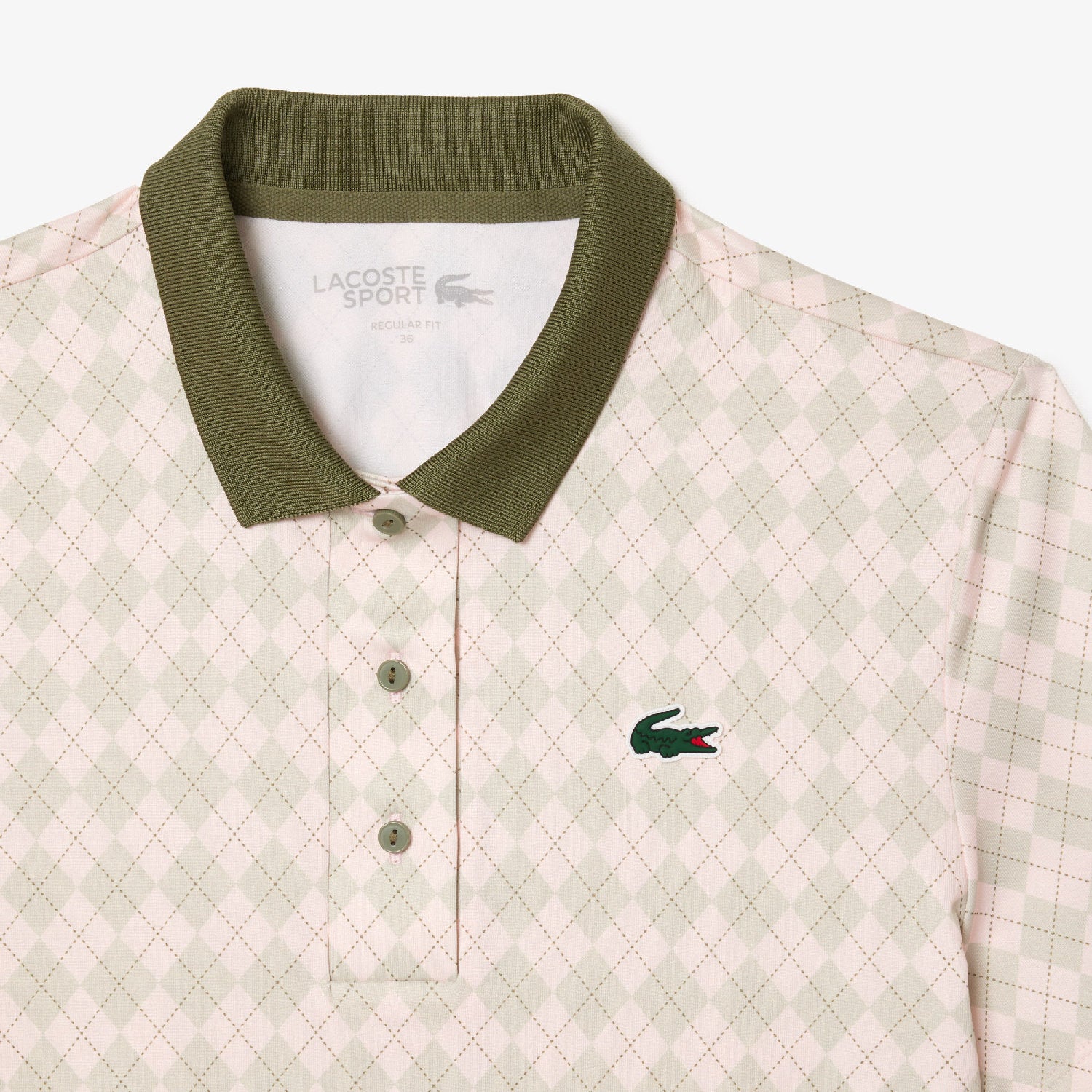 Golf straight cut polo shirt with UV protection - Flamant & Hammam