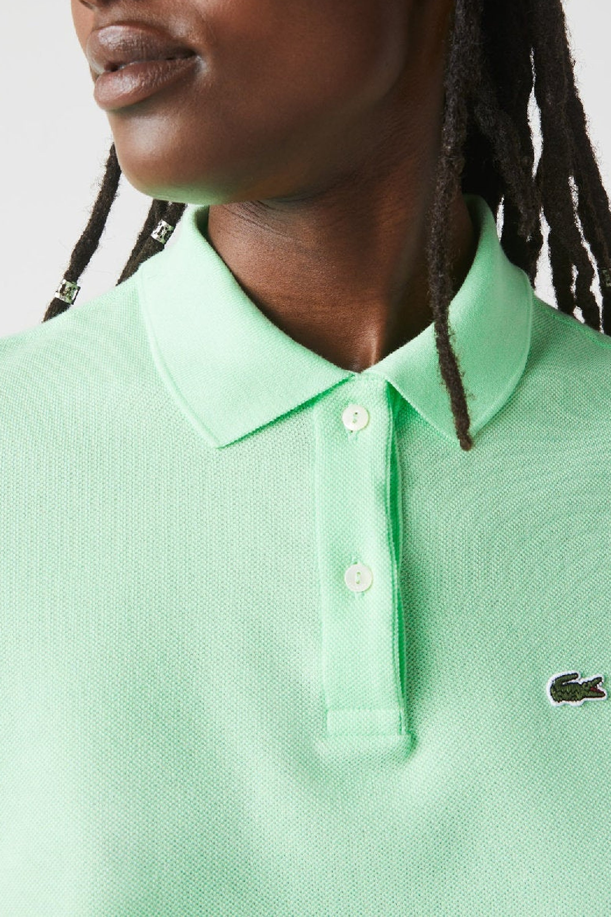Polo coupe droite souple en petit piqué - Ash