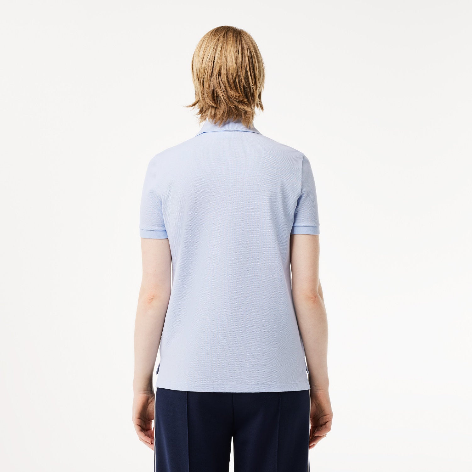 Soft straight cut polo shirt in small piqué - Phoenix