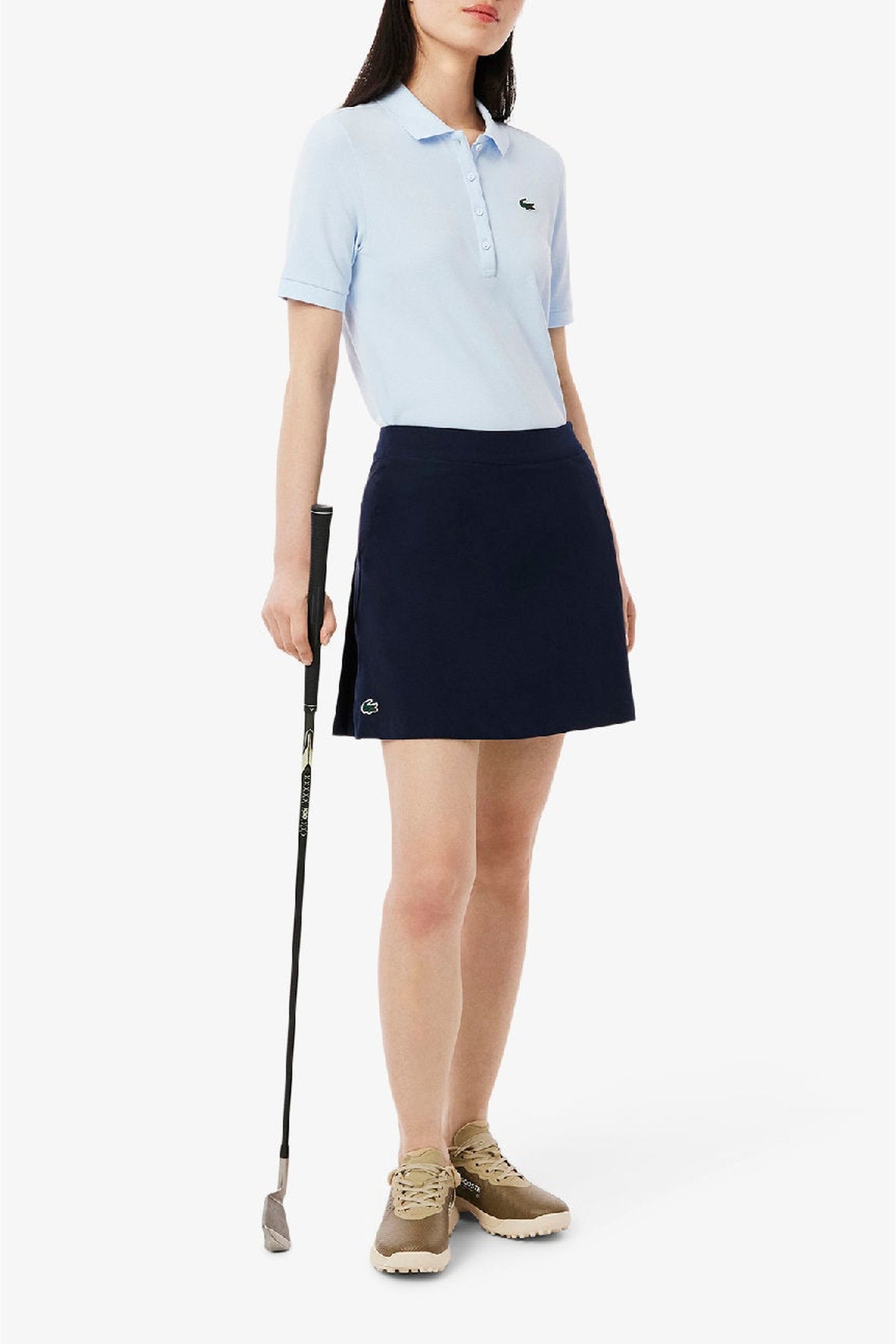 Polo Golf ajusté à protection UV en piqué - Ruisseau