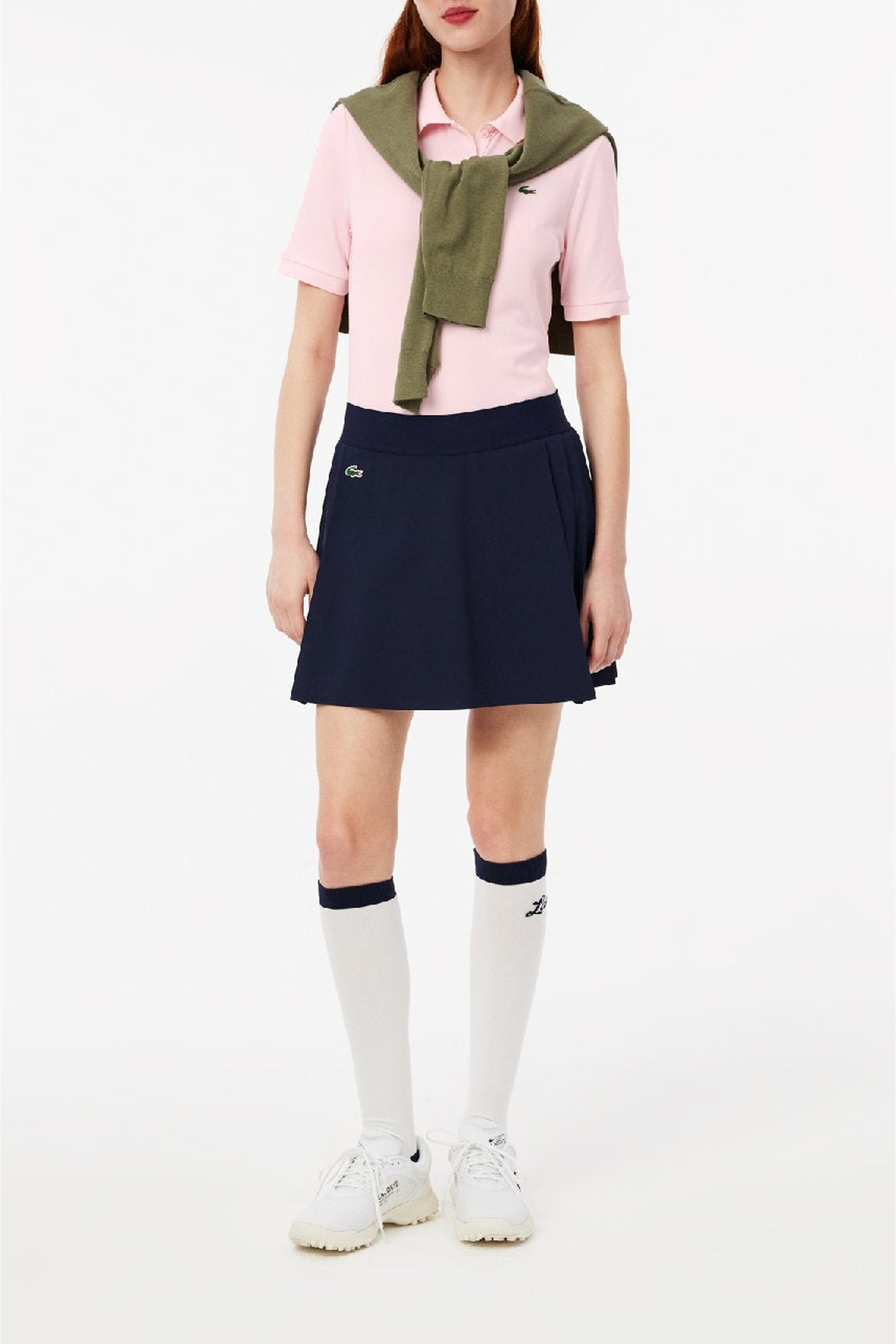 Golf pique polo shirt - Flamant