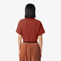 Polo asymétrique en piqué - Iberis