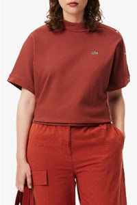 Asymmetric pique polo shirt - Iberis