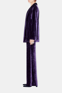 Velvet Julianne Blazer - Blackcurrant