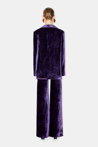 Velvet Julianne Blazer - Blackcurrant