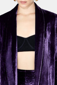Velvet Julianne Blazer - Blackcurrant