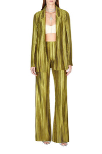 Nuage Pleated Blazer - Olive