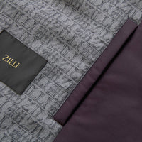 Veste matelassée sans manches en laine - Aubergine