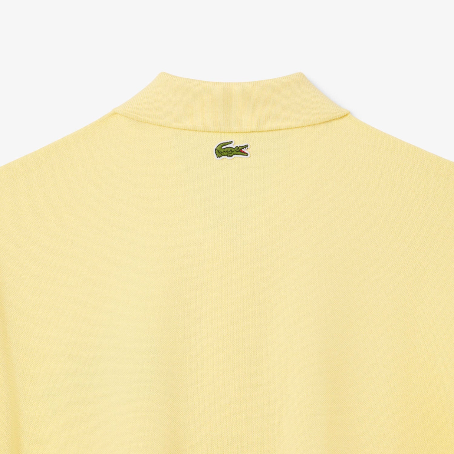 Polo L.12.12 imprimé en piqué - Jaune & Calathea
