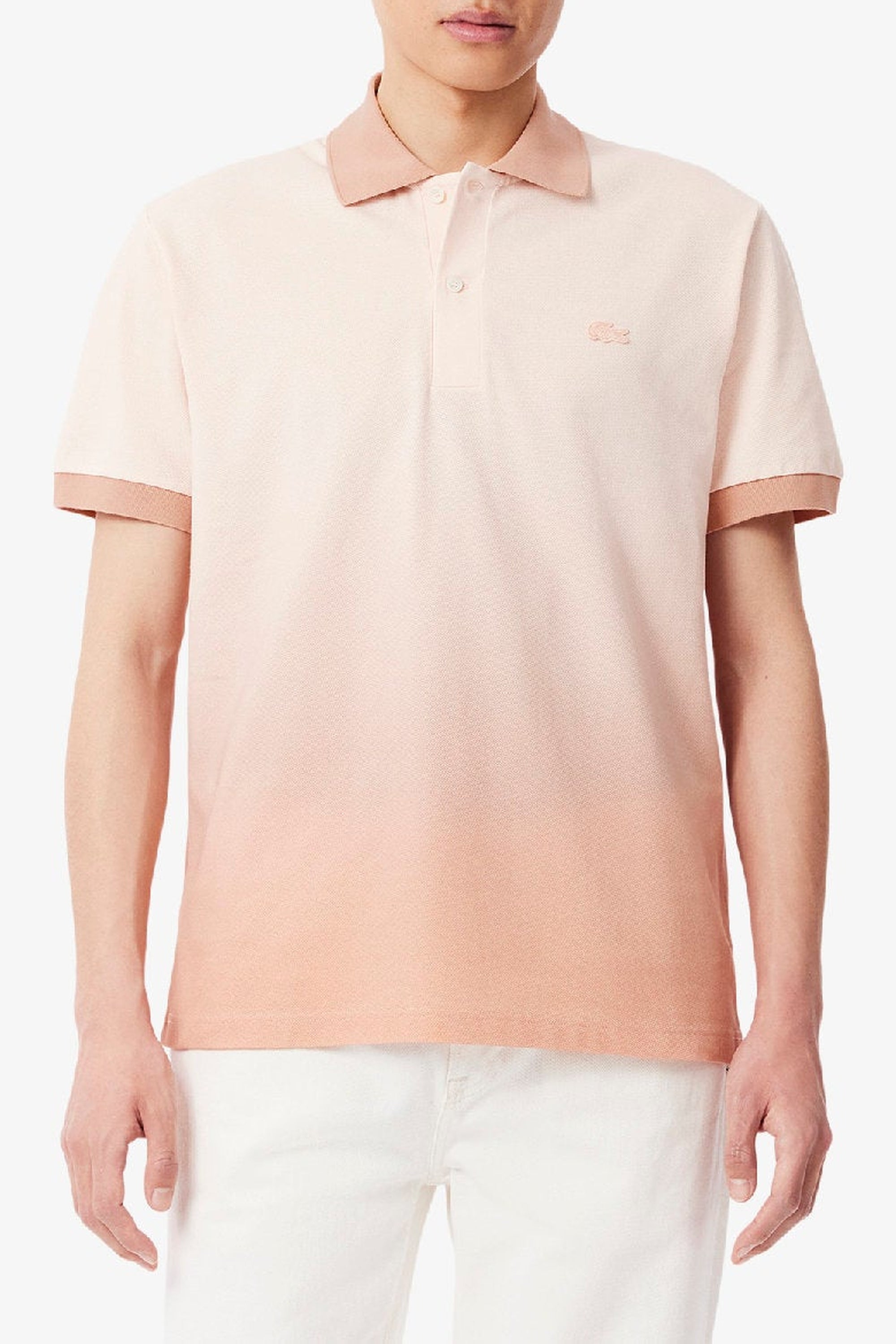 Polo L.12.12 à imprimé dégradé en piqué - Angora & Latte