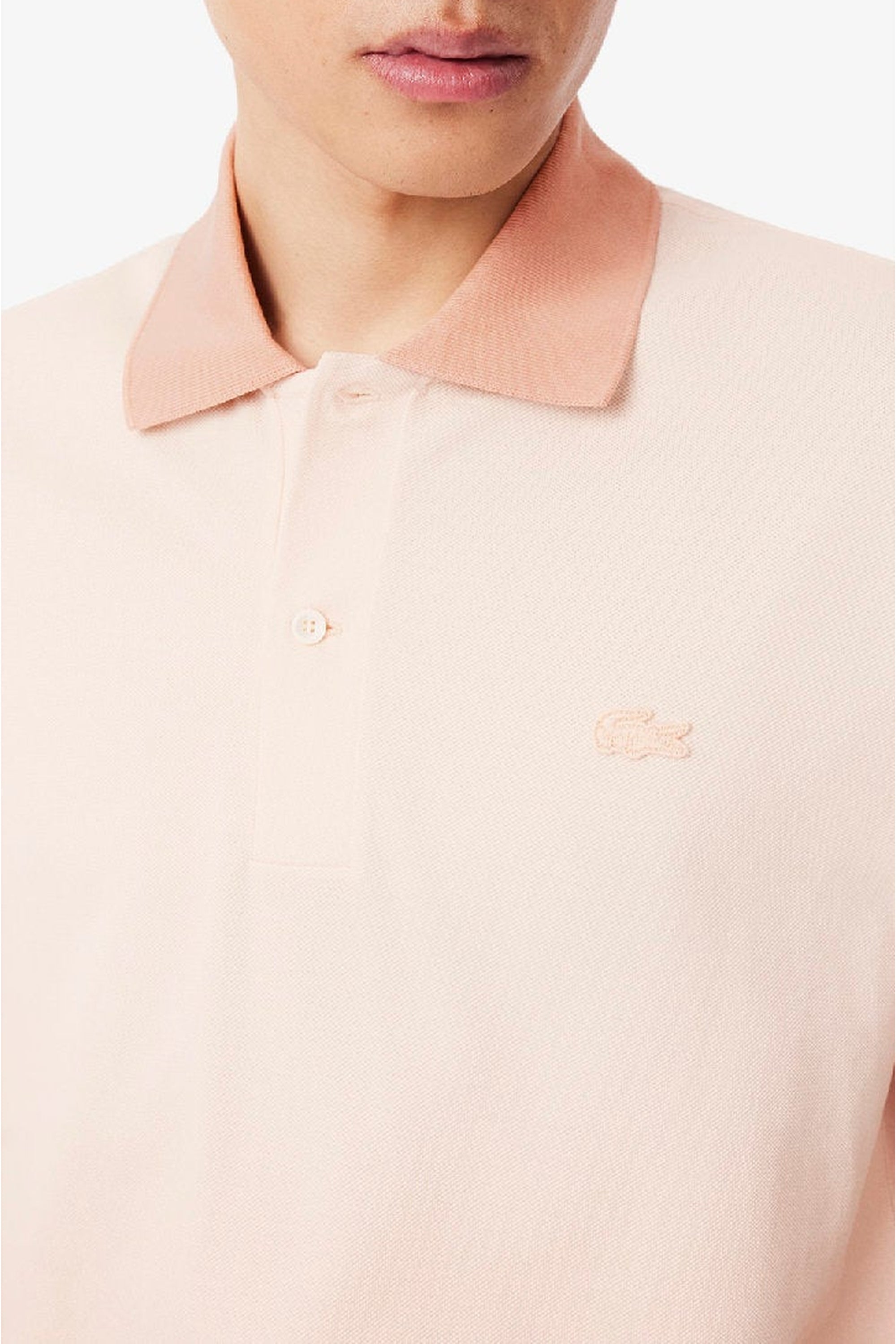 Polo L.12.12 à imprimé dégradé en piqué - Angora & Latte