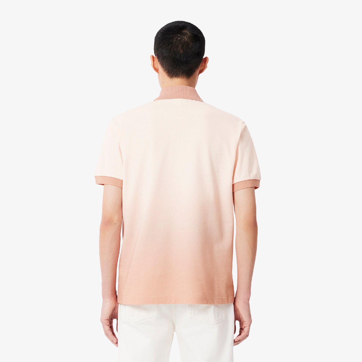 Polo L.12.12 à imprimé dégradé en piqué - Angora & Latte