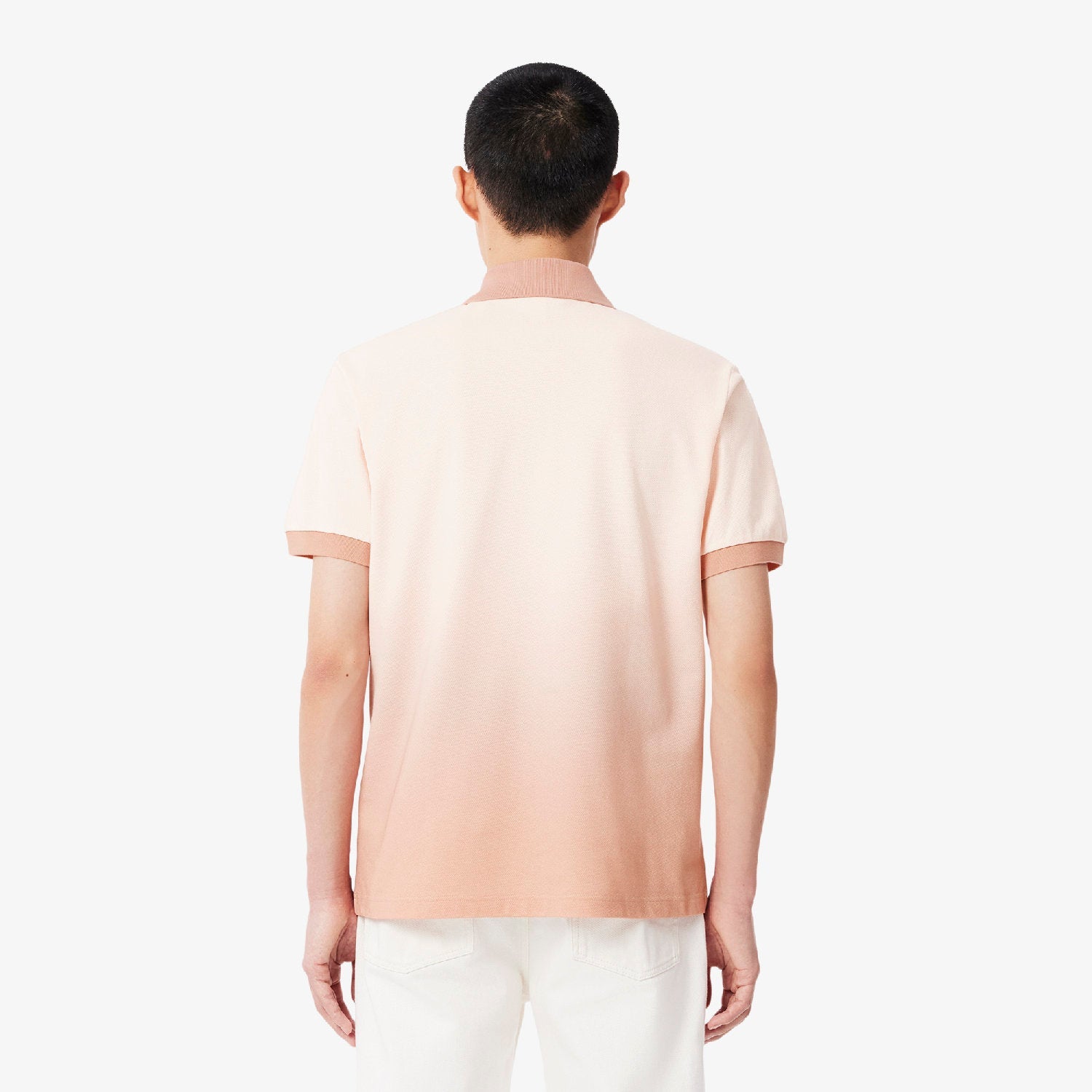 Polo L.12.12 à imprimé dégradé en piqué - Angora & Latte