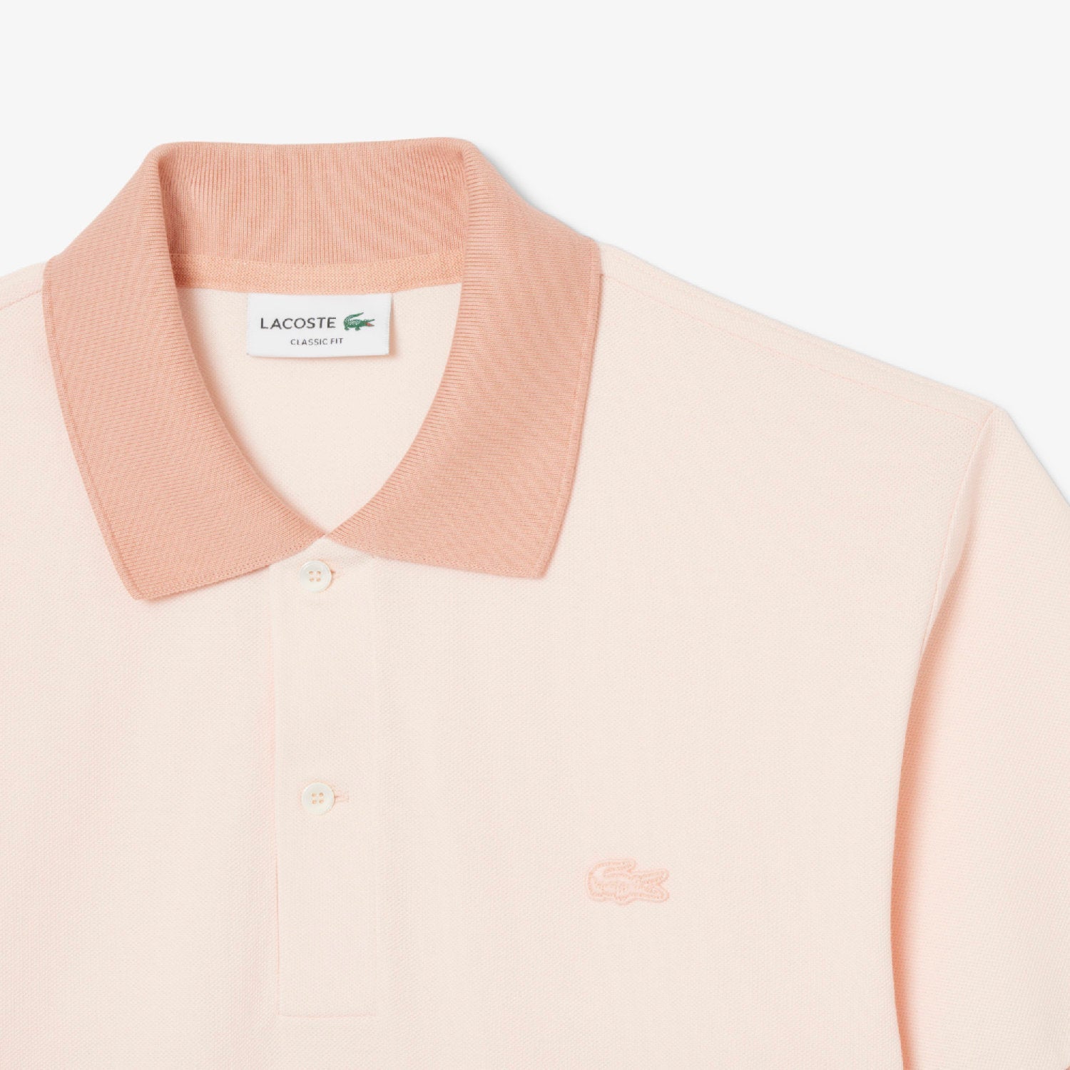 Polo L.12.12 à imprimé dégradé en piqué - Angora & Latte
