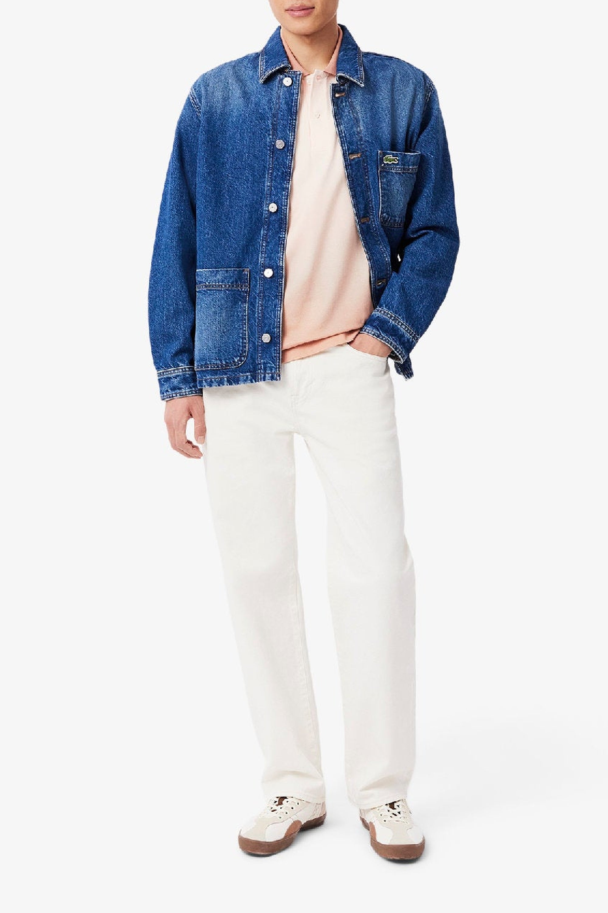 Polo L.12.12 à imprimé dégradé en piqué - Angora & Latte