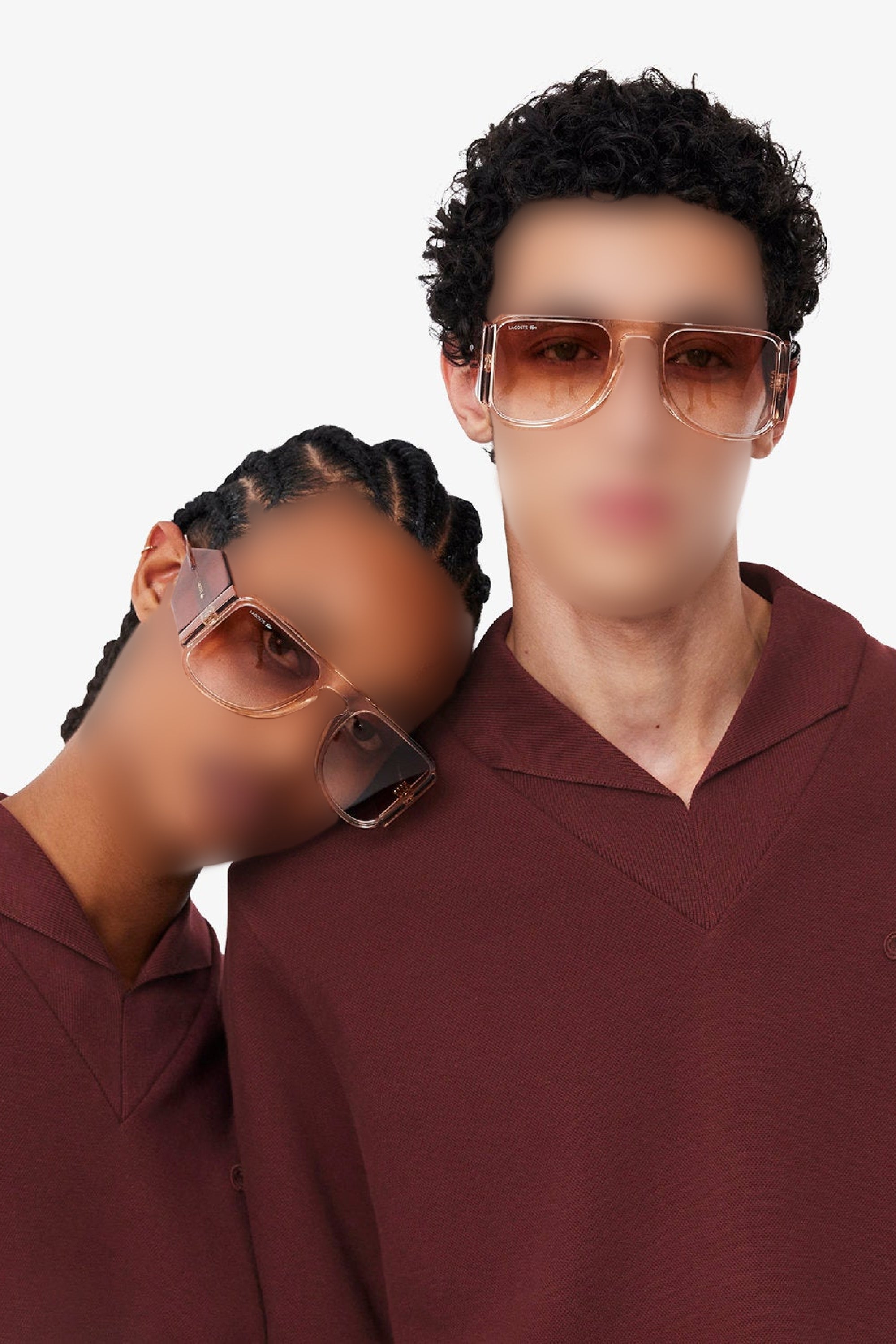 Oversized pique polo shirt - Expresso