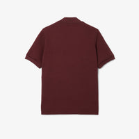 Oversized pique polo shirt - Expresso