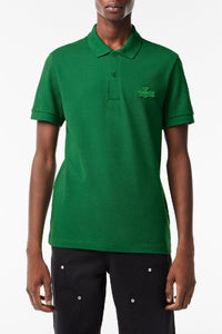 Polo coupe droite avec logo matelassé en piqué - Roquette