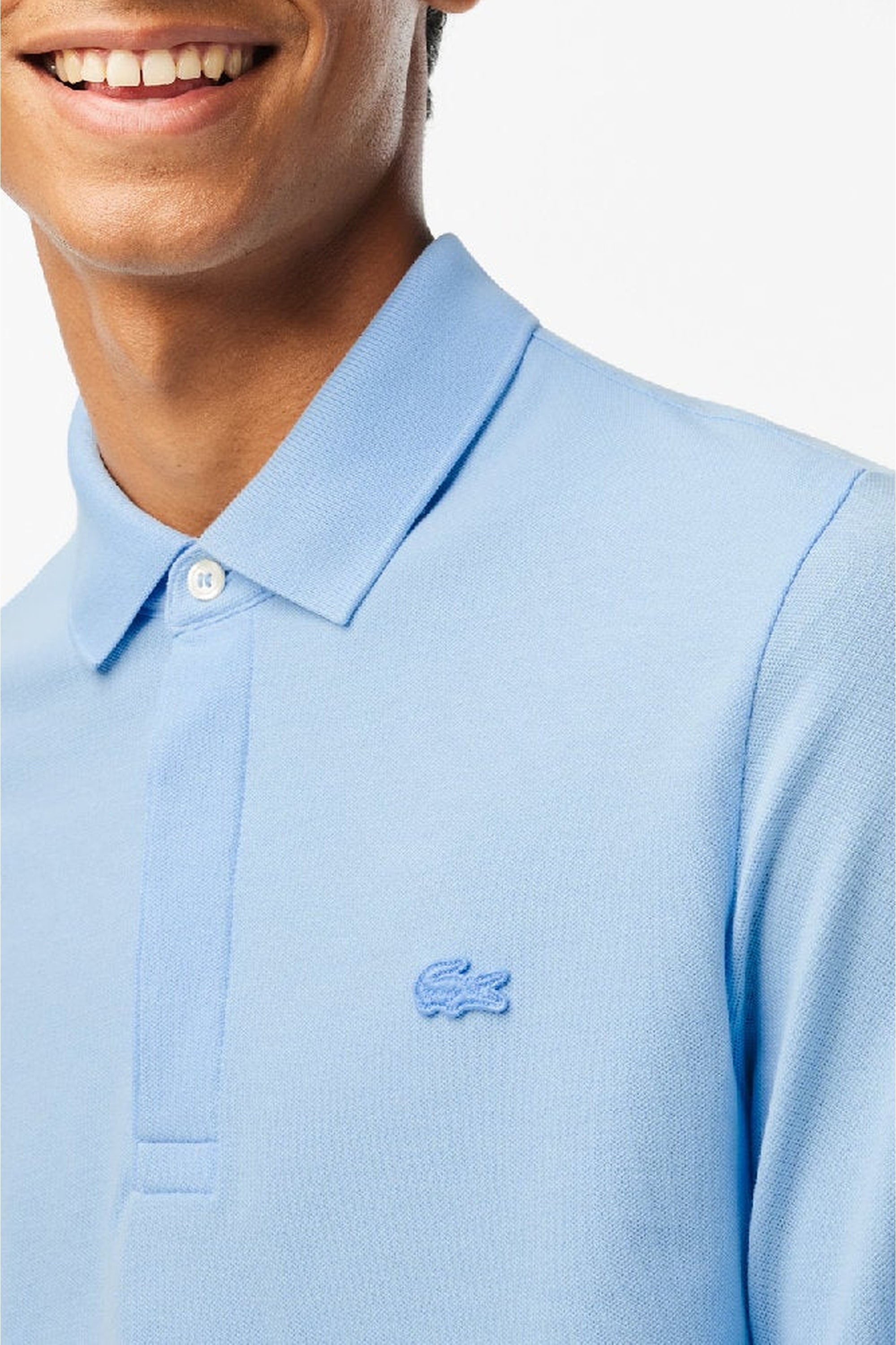 Paris piqué button-down polo shirt - Panorama