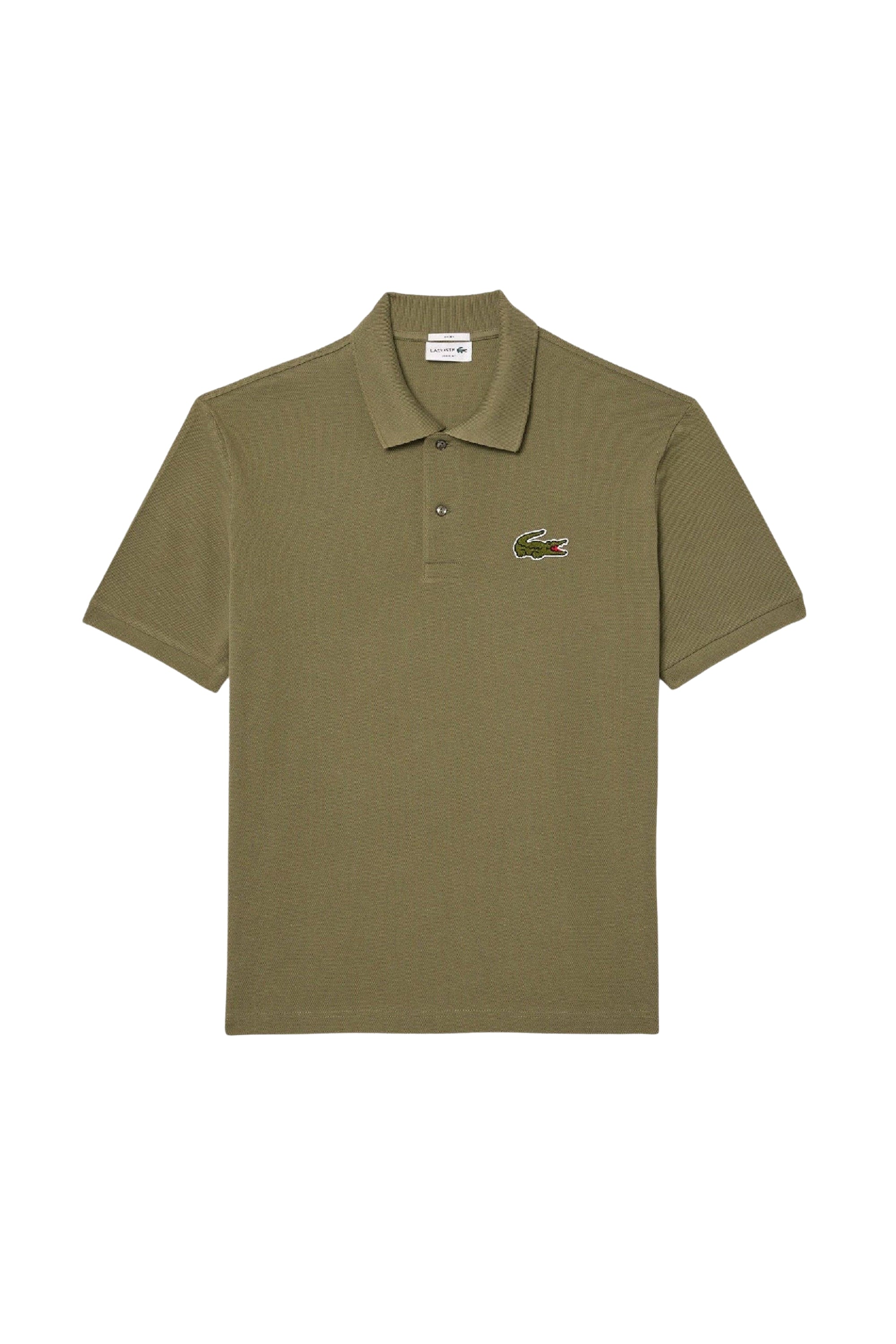 Polo L.12.12 oversize avec logo en piqué - Kaki