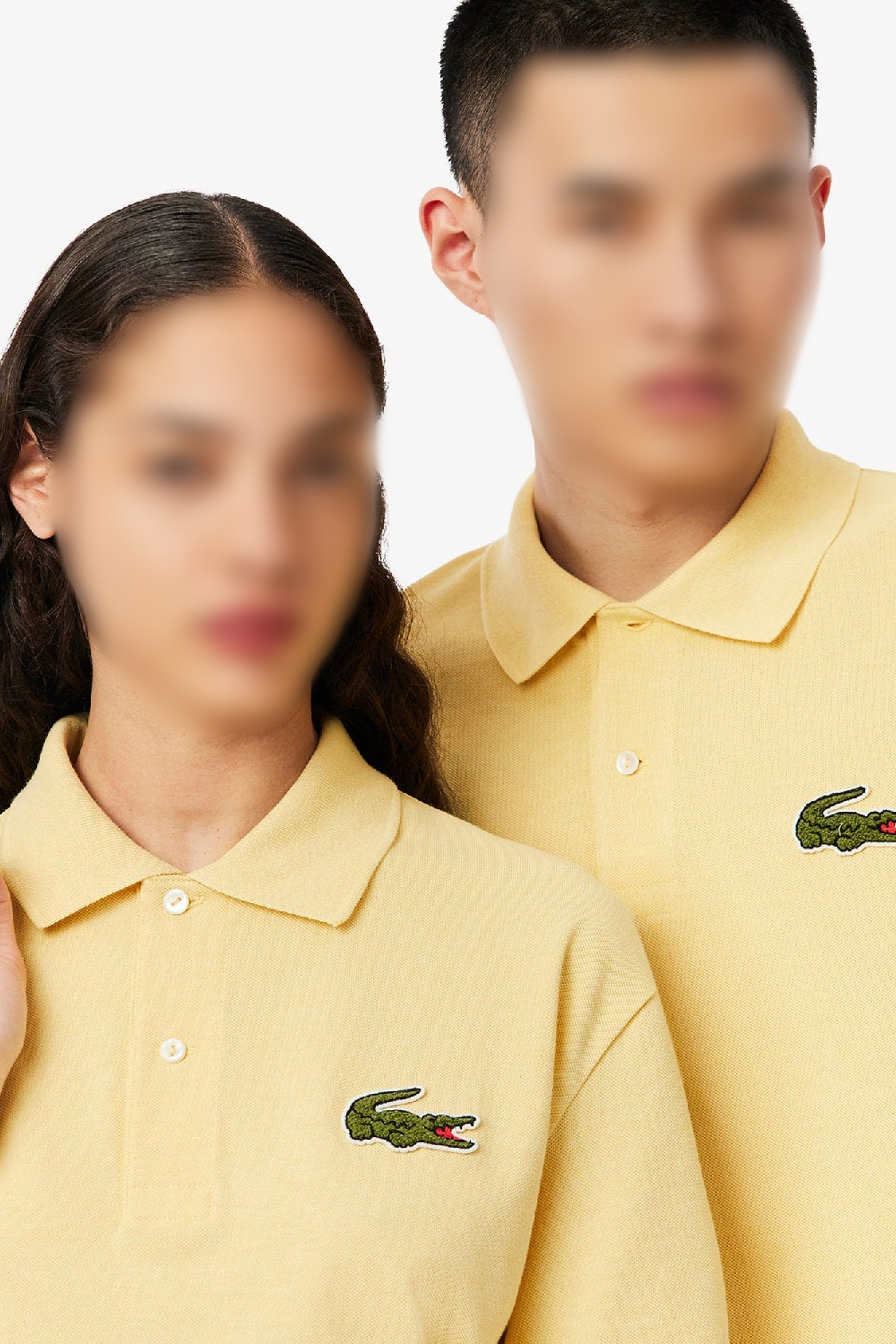 Polo L.12.12 oversize avec logo en piqué - Kaki