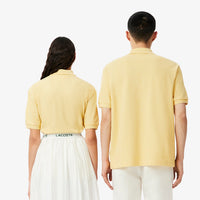 Polo L.12.12 oversize avec logo en piqué - Soleil Chiné