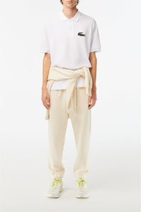 Polo L.12.12 oversize en piqué - Blanc